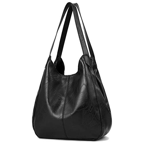image for ERFEI Hobo Bags for Women Large Designer Handbag Bucket Purse Leather 