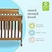 daVinci Kalani 4-in-1 Convertible Baby Crib - GREENGUARD Gold Certified Convertible Crib to Toddler Bed, Daybed, Full-Size Bed - Strong, Easy to Assemble - Four Adjustable Mattress Heights - Chestnut