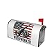 Woodworker Tools USA Flag Magnetic Mailbox Cover Standard Large Size Wraps Post Letter Box Covers Decoration for House Garden Yard 21x18 in