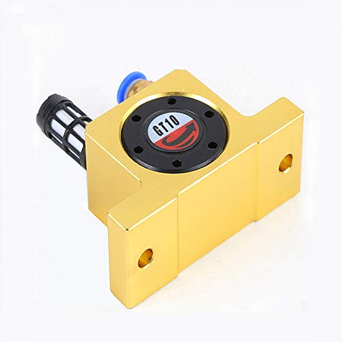 G 1/8'' Pneumatic Turbine Vibrators Silent Golden Industrial Vibrator for hopper Golden GT-10 Free Muffler - Thumbnail 2