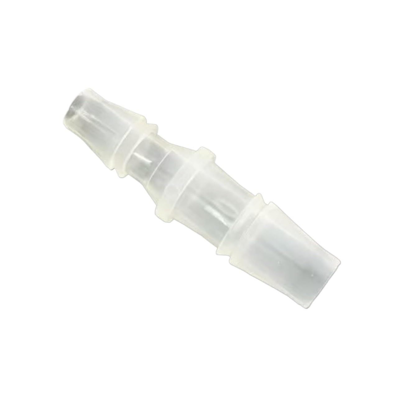 Straight Connectors, Plastic Tube Connectors, Straight Hose Barb Reducer, Multiple Sizes, Clear(1/4inch-5/16inch 2-Barb)