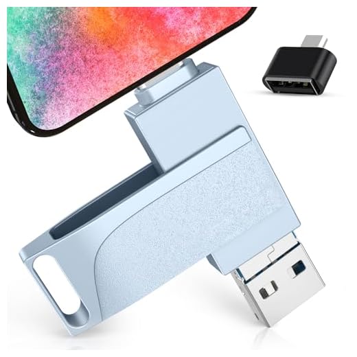 512GB Photo Stick for Smartphones, 4in1 Functionality, Directly Transfer Photos to USB Drive, Supports Storage of Photos/Videos/Various Files, Compatible with iPhone/iPad/Android/PC and More.