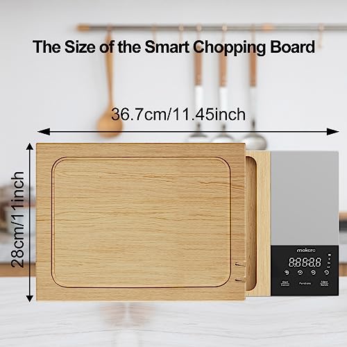 Smart Meal Prep Cutting Board 8 In 1 Functional Bamboo Cutting Board Set With Knife Sharpener Timing Scale Detachable Waterproof Cutting Board For Cooking Baking And Meal Prep #TOP4