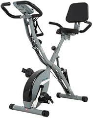 BARWING Stationary Exercise Bike for Home Workout, 5 IN 1 Foldable Indoor Cycling Bike for Seniors, 350LB Capacity, 16-Level Magnetic Resistance, Seat Backrest Adjustments