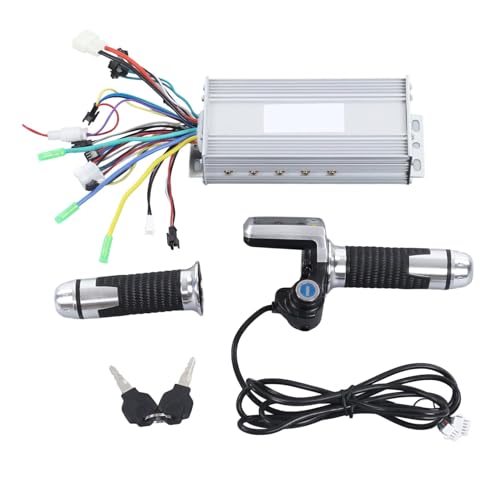 Kit de controlador elétrico ala do acelerador com display LCD - conjunto DIY para bicicleta elétrica