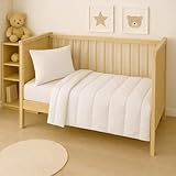 Mortreux Couette bébé tempérée Anti acariens et Anti bactériens - 80 x 120...