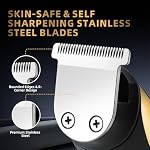 Beard Trimmer for Men, Rechargeable Men's Hair Trimmer & Clippers, Electric Grooming Kit for Beard, Face, Neck, Groin & Manscaping, Ideal Gift for Men - Image 2