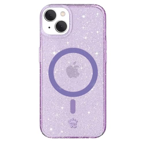 VELVET CAVIAR for iPhone 15 Case Purple Glitter - Compatible