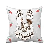 cold master DIY lab Old Fisherman Captain Classic Country City Rabbit Throw Pillow Square Cover