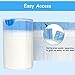 Disposable Potty Chair Liners with Drawstring for Universal Potty Training Toilet Seat, Toddler Portable Outdoors Travel Toilet Liners with Super Absorbent Pad - 30 Pack