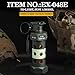 Zhongren Dummy Grenade Toy Model Plastic Grenades CS Airsoft Tactical Gear Accessories for Army Fans Cosplay Movie Props Outdoor (M-84)