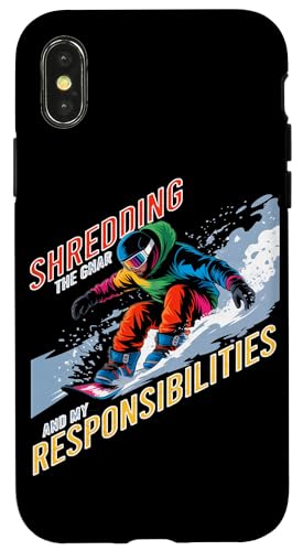 Shredding the gnar and my responsibilities X}zP[X iPhone X/XS p