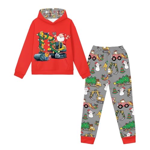 Christmas Kids 5-12T Long Sleeve Sweatshirts and Sweatpants with Pocket3