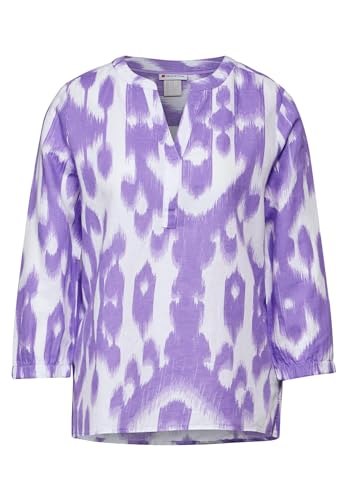 Blouse col chemise Street One taille 46 couleur Smell of Lavender pour femme