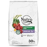 NUTRO NATURAL CHOICE Senior Dry Dog Food, Lamb & Brown Rice Recipe Dog Kibble, 30 lb. Bag