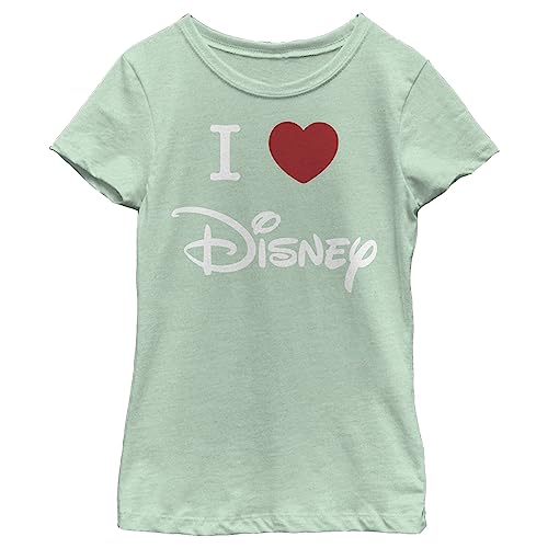 Image of Disney Girl's I Heart Logo T-Shirt