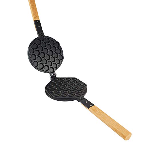 ALDKitchen Bubble Waffle Maker | Replaceable 180 Degree Rotating Egg Waffle Maker Mold | Nonstick Coating - Thumbnail 7