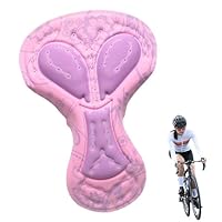 QIUMING Fahrrad-Shorts-Pad Fahrrad Shorts Hose Kissen Pad Radhose Kissen Unterwäsche auspolstern Für Damen (DE/NL/SE/PL, Alphanumerisch, L, Regular, Regular, Rosa)
