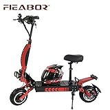Fieabor 3600w/60v Two Wheel Off Road 11in Folding Electric Kick Scooter Worldwide Shipping Available