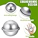 Patelai 32 Pcs Metal Bath Bomb Molds 6 Cm/ 2.4 Inch, Easy‑Release Soap Mold & Bath Bombs Press for DIY Making Supplies, Ideal Gift for Spa Handmade Crafts