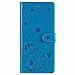 Produktbild Google Pixel 4a Hülle Flip Lederhülle, Google Pixel 4a Handyhülle Book Case PU Leder BieneTasche Case mit Kartenfach Magnet Kartenfach Schutzhülle für Google Pixel 4a Blau