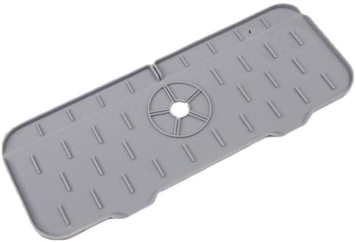 Bandeja de silicona para grifo de goteo, descarga de agua eficiente, para soporte de esponja y accesorios de fregadero de cocina, fregadero de