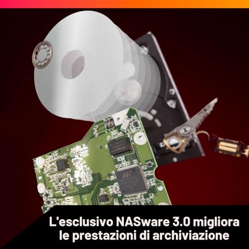 WD Rosso Pro 2TB 3.5" NAS Hard Disk Interno, 7200 RPM, WD2002FFSX - Hdd - Immagine 5