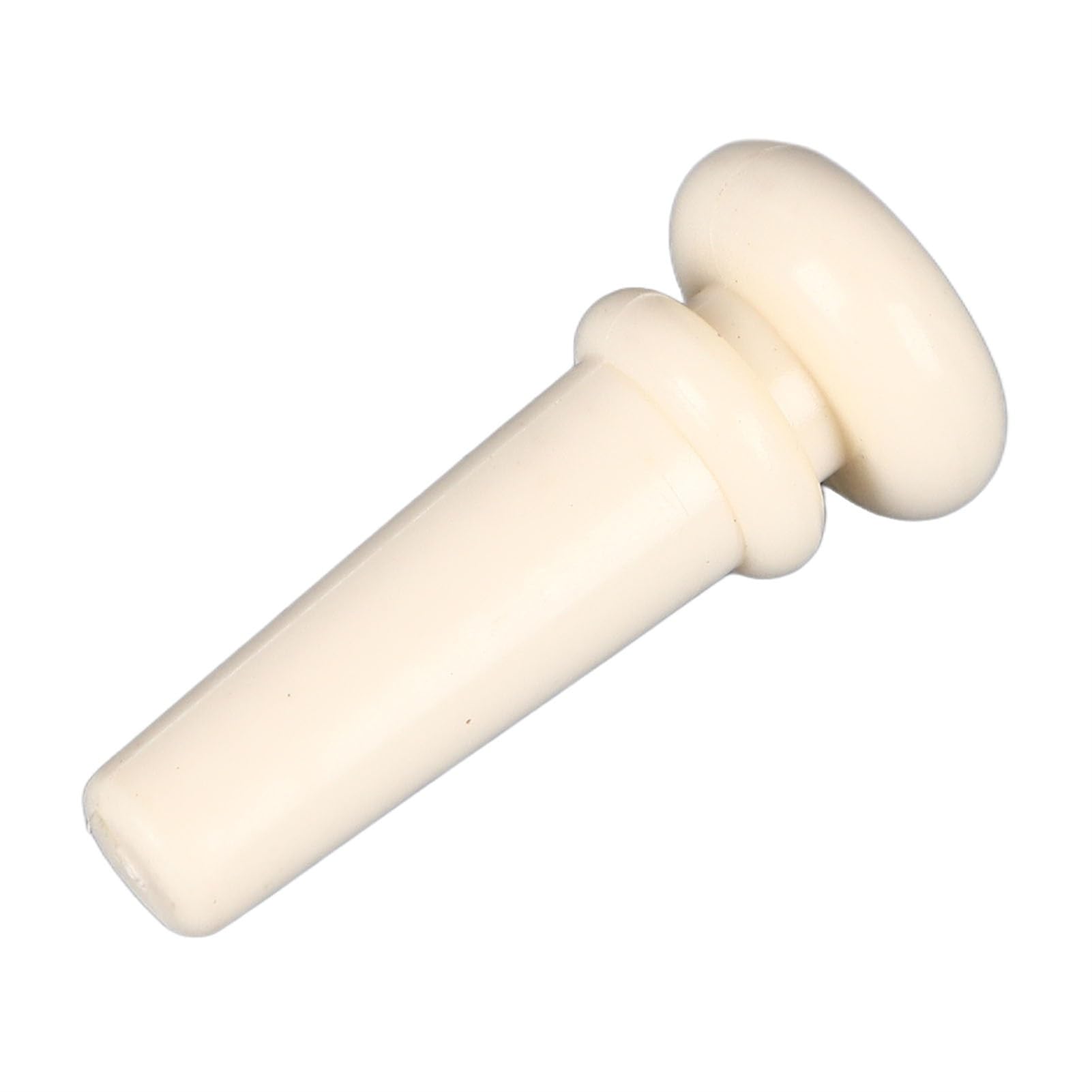 Final Pin of Acoustic Guitar, Easy Installation of Compact Synthetic Plastic Replacement Size Good Compatibility Guitar Pin for Musical Instruments (White)