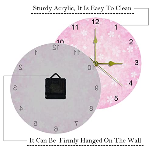 Horloge murale silencieuse de 25,4 cm à chiffres arabes pour bureau