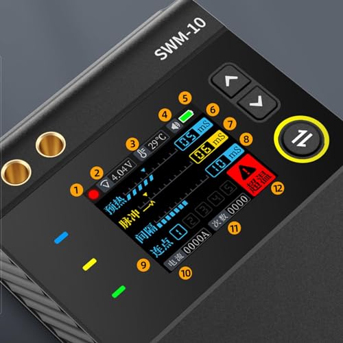 Soldador de bateria, Mini soldador de ponto | Máquina de solda por pontos portátil com tela LCD,Sold