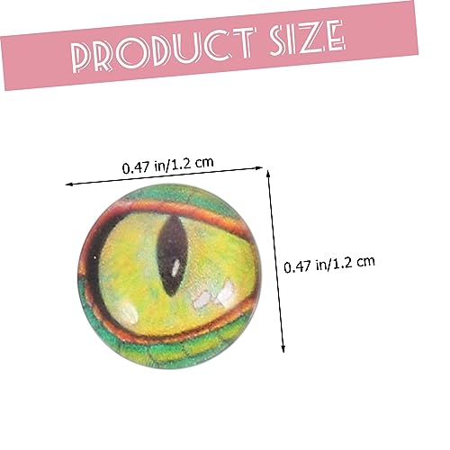 Lurrose 100 Peças Tapa-Olho De Animal Preto Cosplay Olhos De Gato Para Artesanato Olhos Falsos Remen