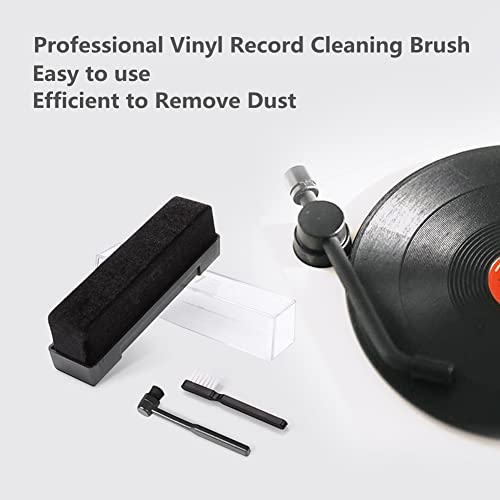 Denash Record Cleaning Brush for LP Record Anti-static Dust Remover Record Brush, default - Image 4