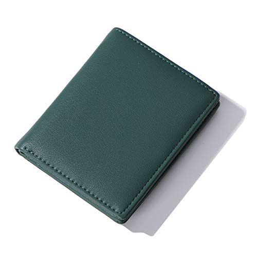 Annabelz Women Wallets Small Bifold Leather Pocket Wallet Ladies Mini Short Purse (Dark Green) #TOP9