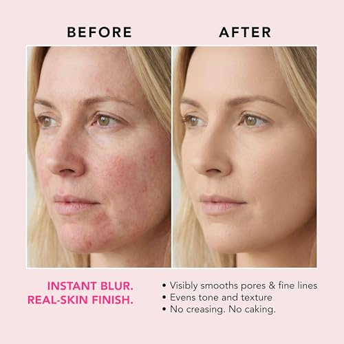 DOLL 10 NO. Peptide Blur Stick Foundation, Medium Buildable Coverage, Soft-Focus Pore Blurring, Hydrating Foundation for Mature & Textured Skin, Clean Beauty Makeup 0.29 oz – (Light/Medium)