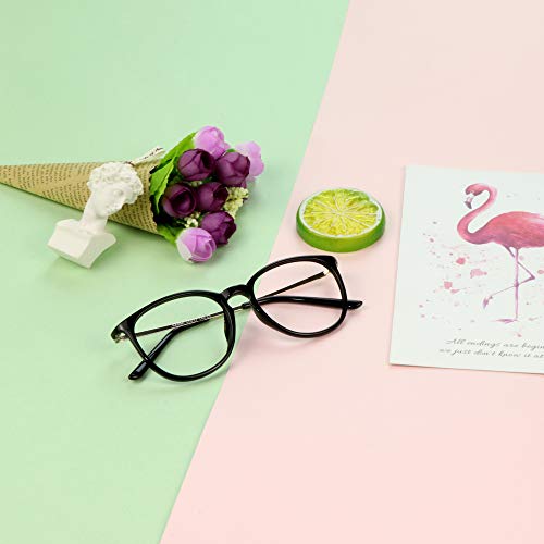 Image of VisionGlobal Blue Light Blocking Glasses for Women Men, Computer Reading, TV Glasses, Stylish Oval /Square Frame