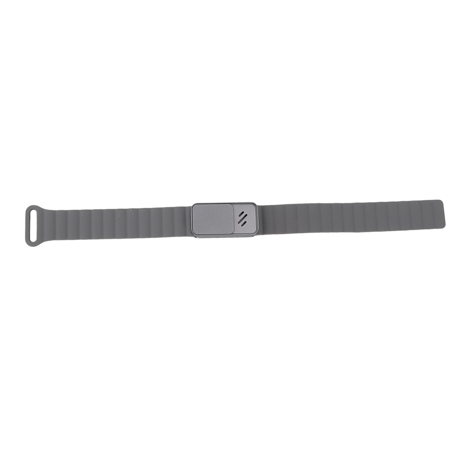 Bracciale Diffusore di Oli Essenziali Fascia Magnetica Regolabile per Aromaterapia per Uomo e Donna Lega di Alluminio Argento Scuro 1 unità