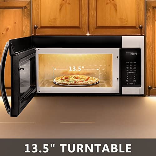 Black+Decker Em044Kb19 Over The Range Microwave Oven With One Touch, 1000 Watts, 400 Cfm And Sensor Cooking, Otr 1.9 Cu.ft, Stainless Steel #TOP4