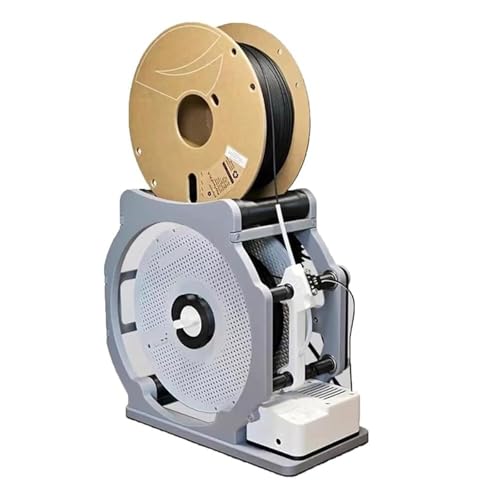 3D Industrial Filament Respooler, Welding Thread Winder with Smart Start and Stop, Wrap Neatly Without Tangling, Heavy Duty 3D Printer Spool Rewinder with Smart Tension Control