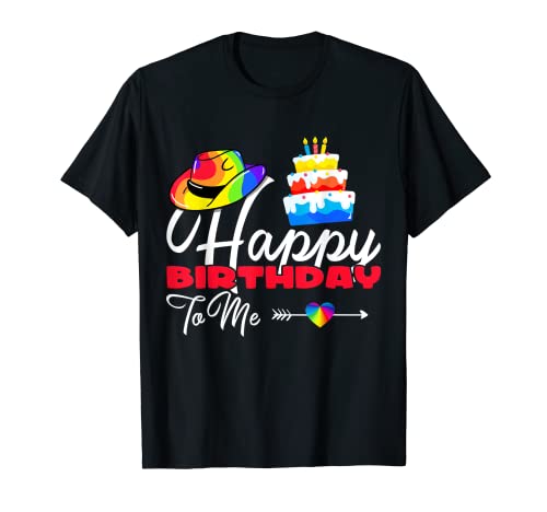 Sweet Birthday Cake Happy Birthday To Me LGBT Birthday Camiseta