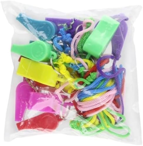 Rhode Island Novelty 2 Inch Neon Whistle Necklaces, One Dozen per Order image 2
