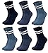 Produktbild Occulto Kinder Unisex Sportsocken 6er Pack (Modell: Junior) Jeans 31-34