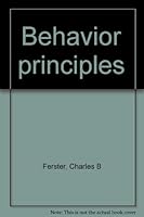 Behavior principles B0007F4VI0 Book Cover