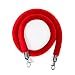 Source One Crowd Control Stanchion 38 Inches Tall Available in Gold & Silver Comes with Red Velvet Rope (1 Pack, Additional Silver Rope)