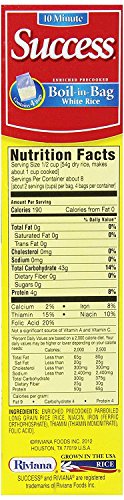 Image of Success Boil-in-Bag Rice, White Rice, Quick and Easy Rice Meals, 14-Ounce Box