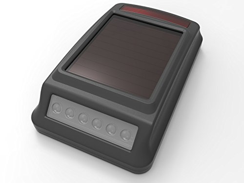 HTZSAFE DIY Solar Wireless Outdoor and Waterproof Alarm Receiver and Siren