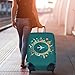 Vridoyt World Travel Luggage Covers and Luggage Tags Tsa Approved, Elastic Washable Fashionable Anti-Scratch Protector, Birthday Gifts for Men Women (M 22-25 Inch Luggage)
