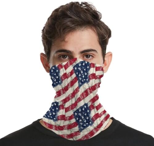 EMTSUHK American Flag Neck Gaiter - 1