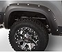 Bushwacker Pocket/Rivet Style Rear Fender Flares | 2-Piece Set, Black, Smooth Finish | 40102-02 | Fits 2019-2022 GMC Sierra 1500