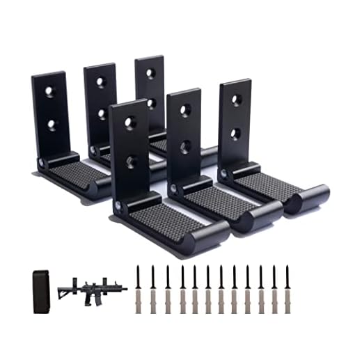 GuRK Gun Racks with Soft Padding,Folding Gun Wall Mount Make Your Gun Room Neat(Pattern Cushion 3 Pairs)