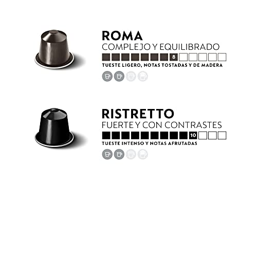 Nespresso Original Cápsulas de Café, 200 Cápsulas de Café,(40 Arpeggio, 40 Capriccio, 40 Livanto, 40 Roma & 40 Ristretto) para Cafeteras